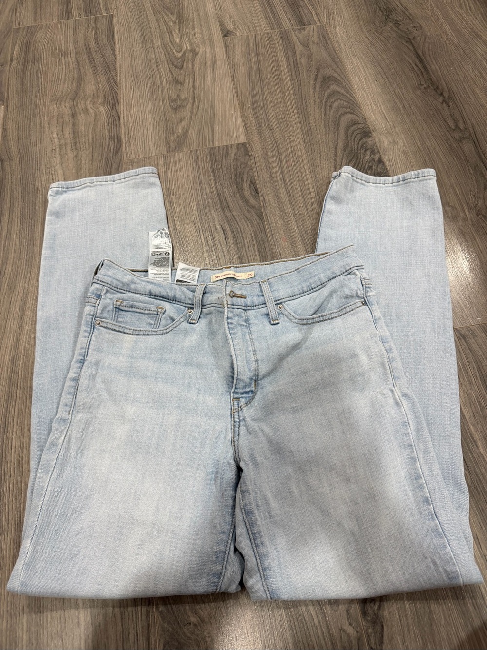Levi's Light Blue Straight-Leg Women's Jeans